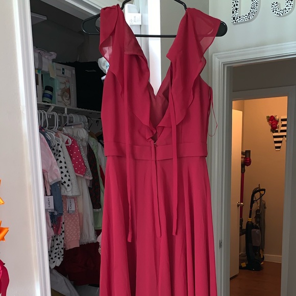 Burgundy Bridesmaid/Prom Dress - Picture 2 of 5